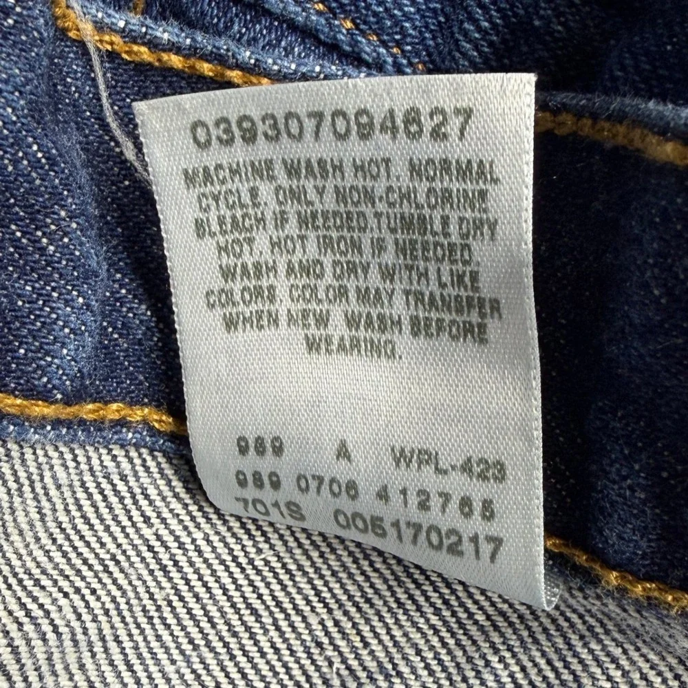 (LOT OF 3) VTG Y2K Levis 517 Boot Cut Mens‎ 42x25 Dark Wash Denim Blue Jeans